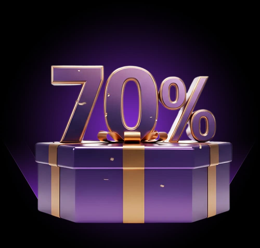 70%